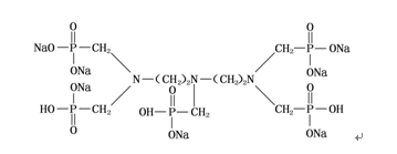 二乙烯三胺五甲叉膦酸七钠  DTPMP•Na7